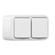 Роз., 2мест., ОП винт. клеммы бел. Бронто EKF