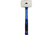 КИЯНКА РЕЗИНОВАЯ 450 г. БЕЛАЯ РЕЗИНА, ФИБЕРГЛАСОВАЯ РУКОЯТКА (1/ 6/ 36),VERTEXTOOLS