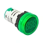 Индикатор значения напряжения зеленый ED16-22VD EKF