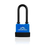 ЗАМОК НАВЕСНОЙ ВСЕПОГОДНЫЙ , 45мм , УДЛИНЕННАЯ ДУЖКА  (1/ 6/ 96),VERTEXTOOLS