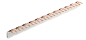 Шина соединительная типа FORK F-1L-210/10, 1Px12, 10 мм2, 63А, L=210мм (NVA),Chint