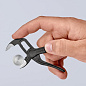 Клещи переставные COBRA® XS сантехнические с фиксатором, 28 мм (1"), под ключ 24 мм, L-100 мм, Cr-V, серые (KNIPEX)