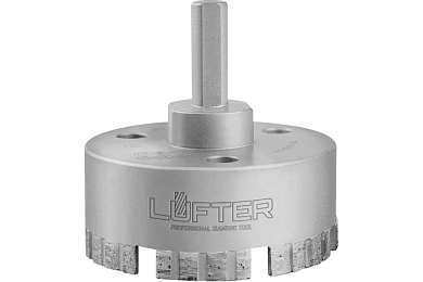 КОРОНКА АЛМАЗНАЯ  TURBO LASER 70Х47ХS10 КЕРАМОГРАНИТ, КЕРАМИКА (1/ 1/ 20),LUFTER