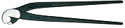 Клещи для пробивания кафельной плитки, губки в форме клюва попугая, L-200 мм, чёрные (KNIPEX)